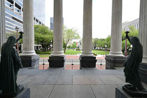 Gallier Hall Front Porch