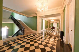 Gallier Hall Staircase Corridor