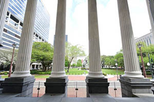 Gallier Hall Front Porch